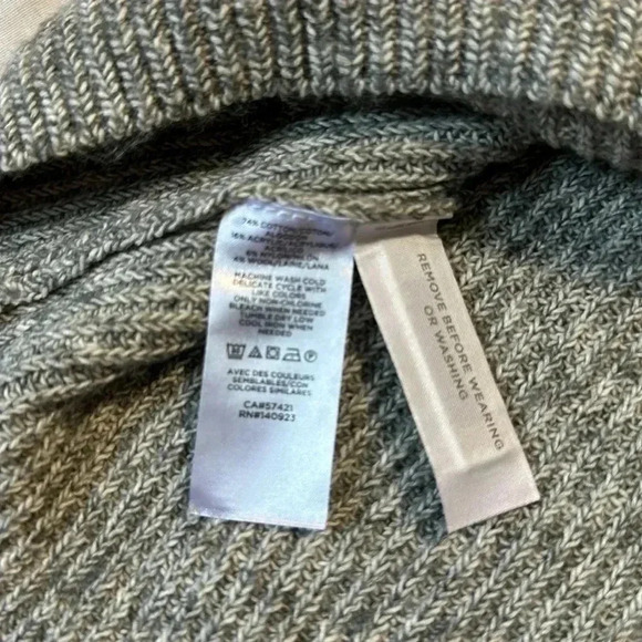 Loft Turtleneck long sleeve sweater dress gray size XL - Picture 7 of 7